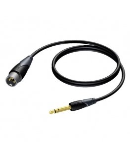 Cable Procab Jack 6.3 mm x2 - RCA (Cinch) x2 1.5 m black (CAB631 / 1.5)