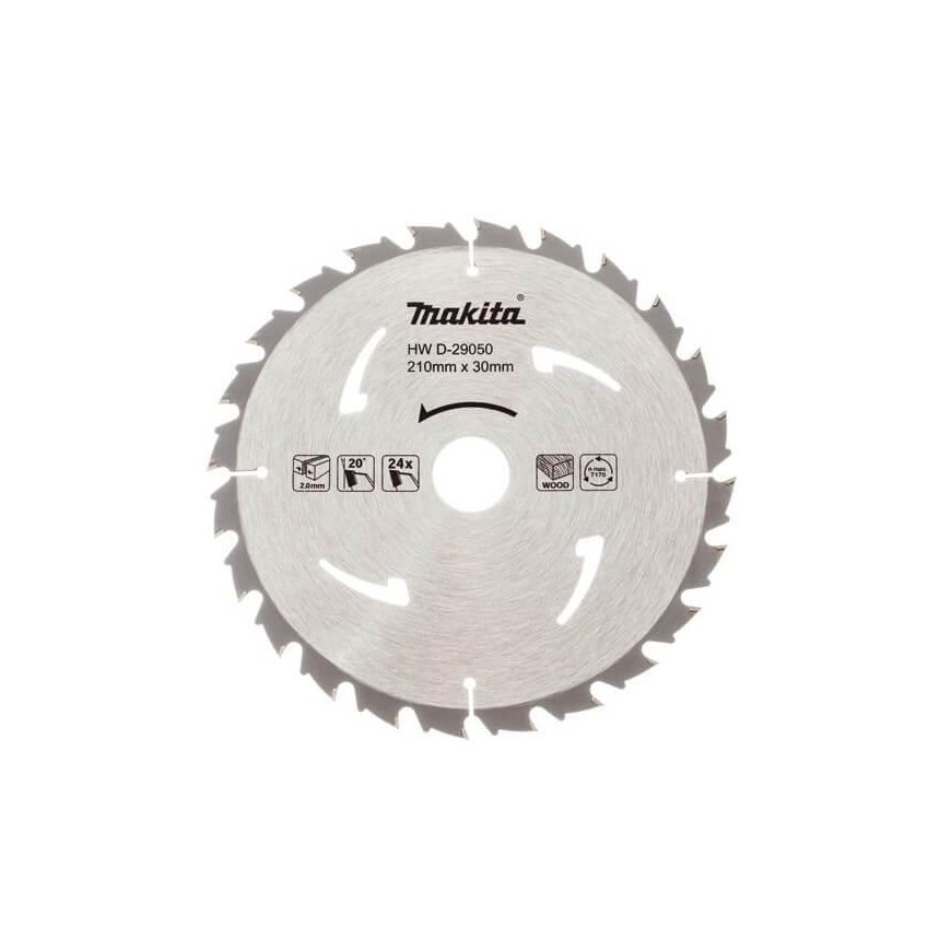 Makita D-29050 Pjovimo diskas medienai 210x30x2,0mm 24T 20° 5008MG – 3