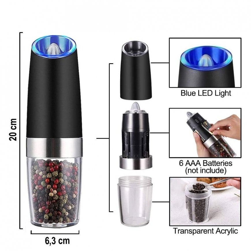 King Hoff Set of two salt and pepper mills, KH-1618 – 10