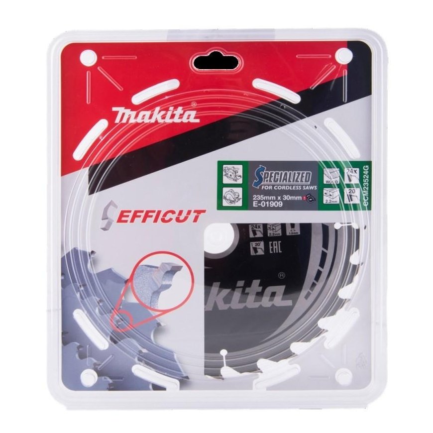 Makita E-01909 TCT saw 235X2.2X30mm 20° T24 EFFICUT – 3