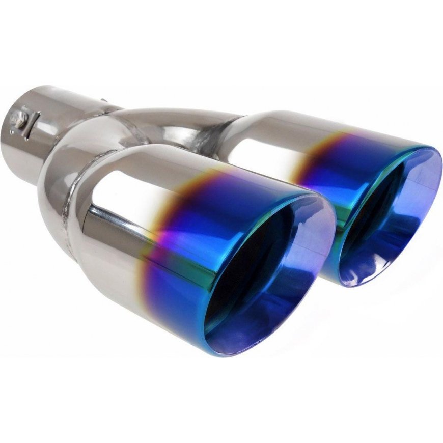 Stainless steel exhaust muffler tip amio mt 022 blc blue tan – 4