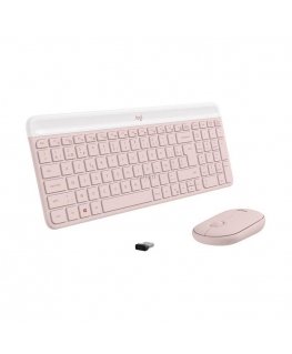 Keyboard LOGITECH MK470 Slim Combo - ROSE - USA INT'L - 2.4GHZ - INTNL-973
