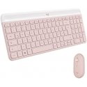 Klaviatūra LOGITECH MK470 Slim Combo – ROSE – JAV INT'L – 2,4 GHZ – INTNL-973