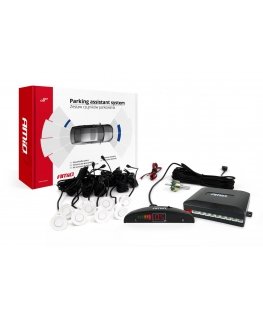 Amio Reverse parking sensor kit LED 8 white sensors