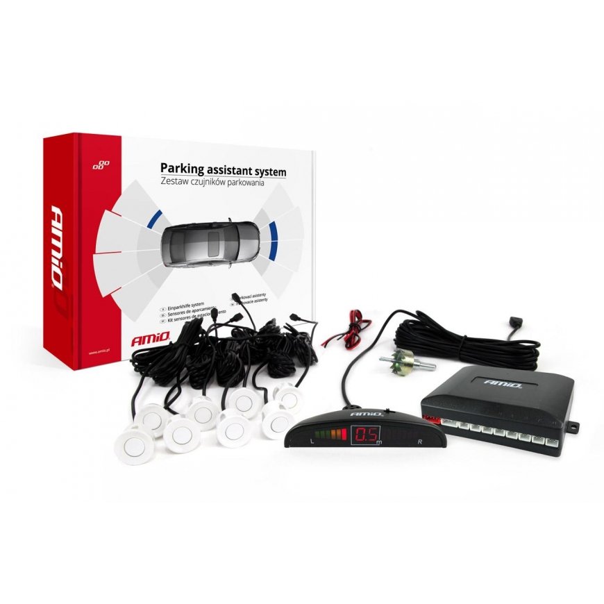 Amio Reverse parking sensor kit LED