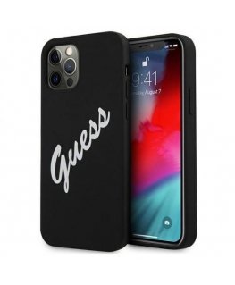 Guess GUHCP12LLSVSBW iPhone 12 Pro Max 6.7" black/white hardcase Silicone Vintage