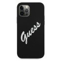Guess GUHCP12LLSVSBW iPhone 12 Pro Max 6.7" black/white hardcase Silicone Vintage