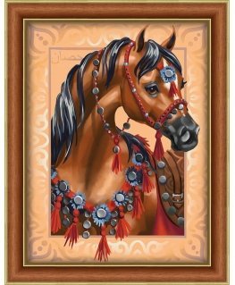 Beldizart Deimantinės tapybos rinkinys Arabian Horse 30х40 cm AZ-1605