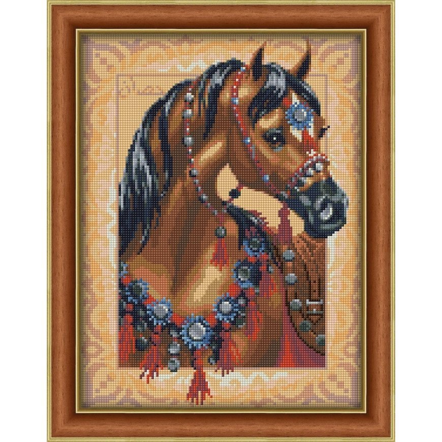 Beldizart Deimantinės tapybos rinkinys Arabian Horse 30х40 cm AZ-1605 – 2