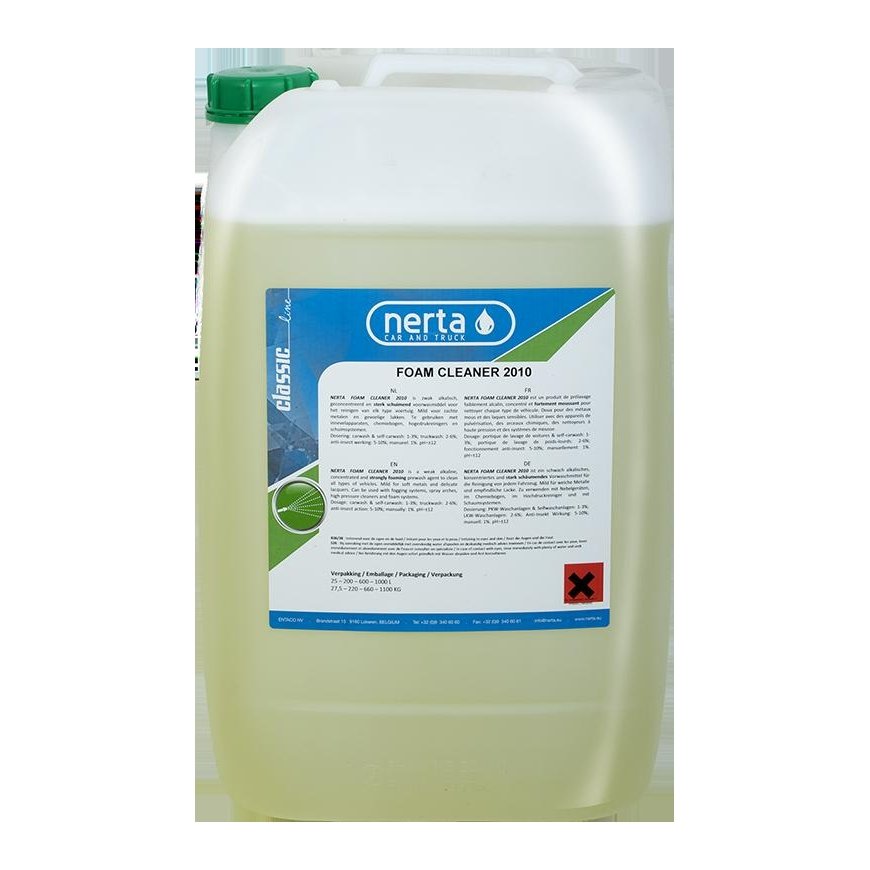 Šampūnas automobiliams NERTA Foam Cleaner 2010, 25 L