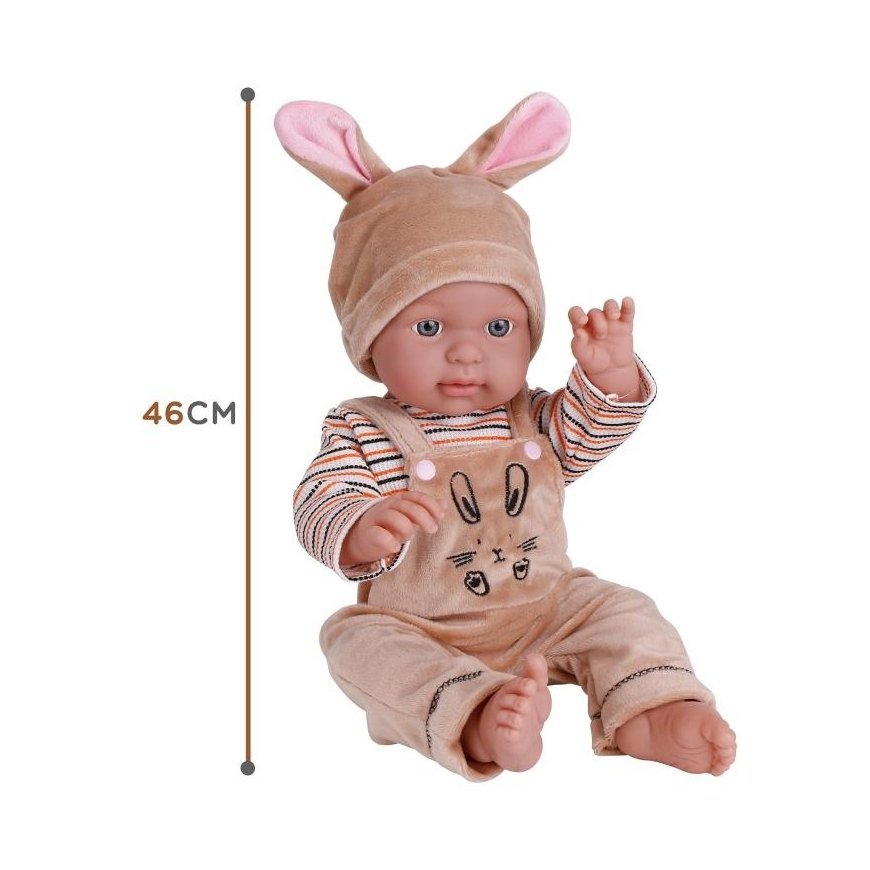 WOOPIE Doll Bob w Ubranku Króliczek 46 cm – 2