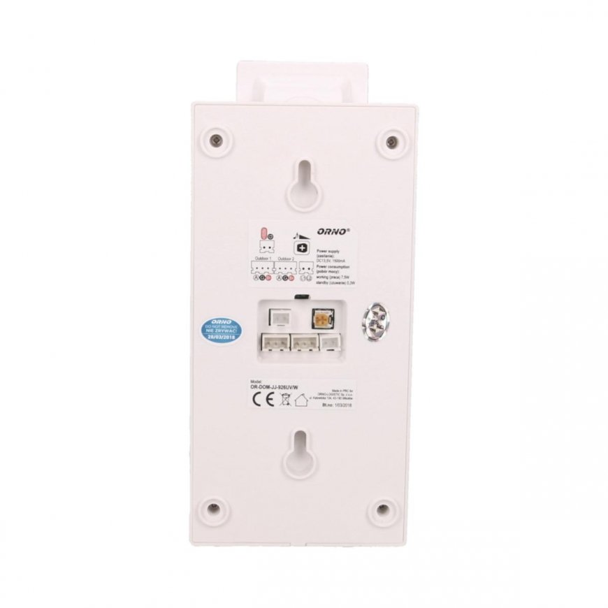Orno Uniphone to extend the intercoms from the FORNAX series, white – 5