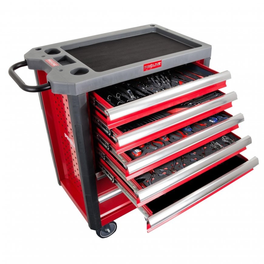 Proline Tool trolley Pro-Line 7 drawers with equipment (33119) – 2