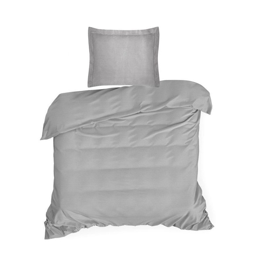 Eurofirany NOVA COLOR POS/NOVAC/ST/PO Cotton duvet cover with satin gloss, 220X200 cm, color: steel – 6