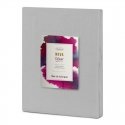 Eurofirany NOVA COLOR POS/NOVAC/ST/PO Cotton duvet cover with satin gloss, 220X200 cm, color: steel