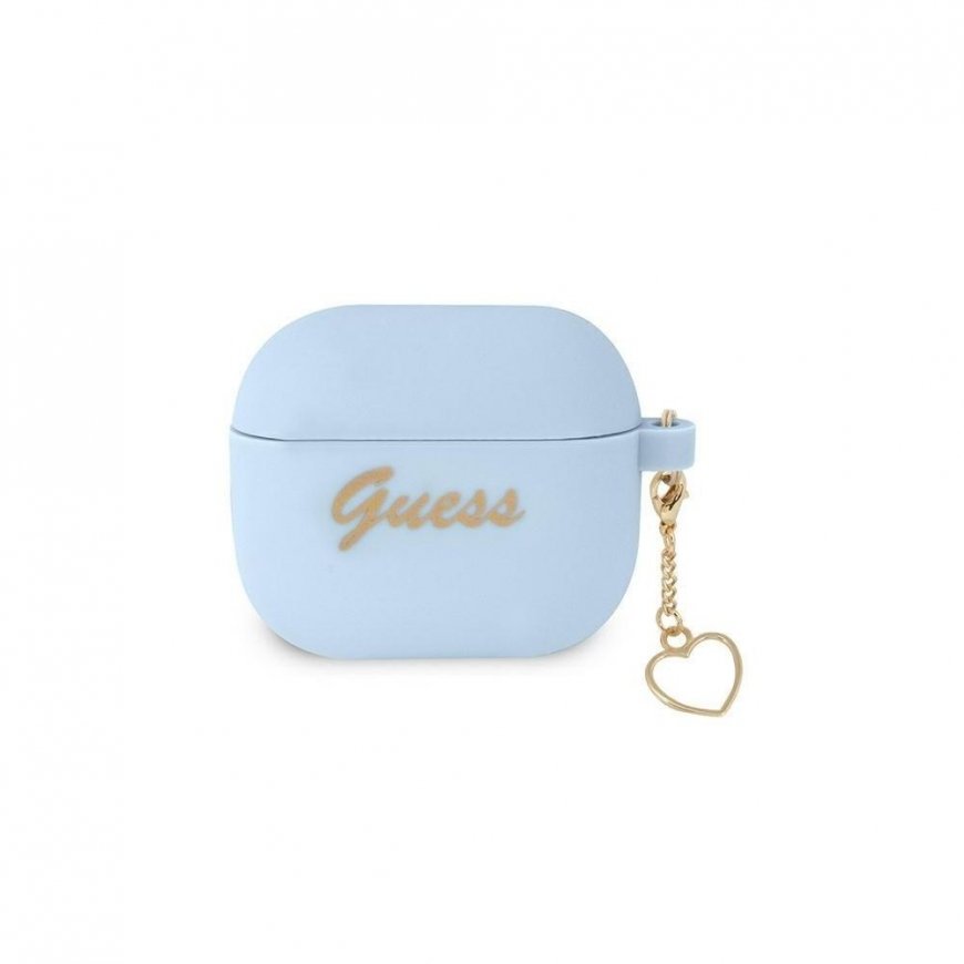 Guess GUA3LSCHSH AirPods 3 dangtelis baltas silikono žavesio širdies kolekcija – 3