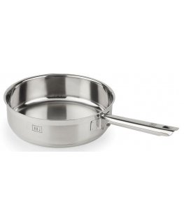 BOJ 04020504 24 x 6 cm. Frying pan, stainless steel