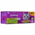 WHISKAS Maitsesegu tarretis kassidele 40x85g