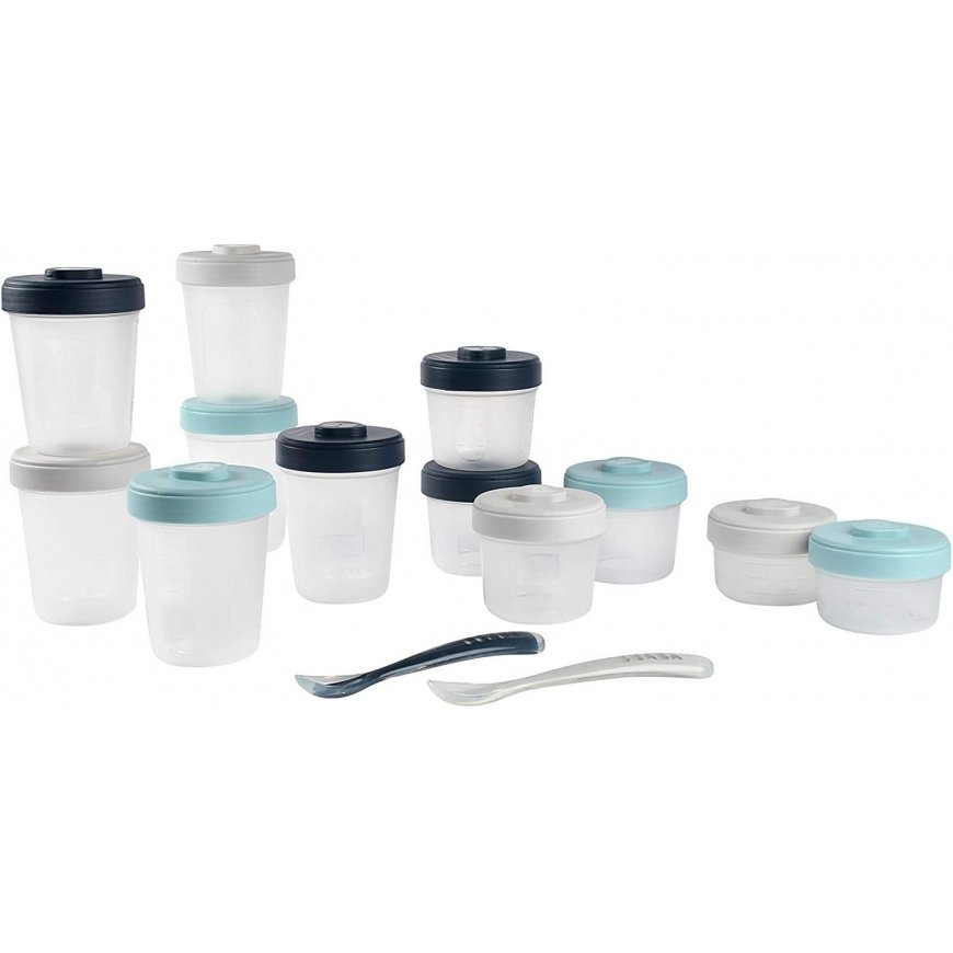 BEABA POWER STARTER KIT, 2x90, 4x150, 6x250, 2 SILICONE PIECES, STORM – 2