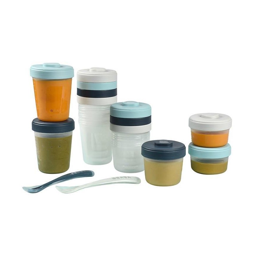 BEABA POWER STARTER KIT, 2x90, 4x150, 6x250, 2 SILICONE PIECES, STORM – 6