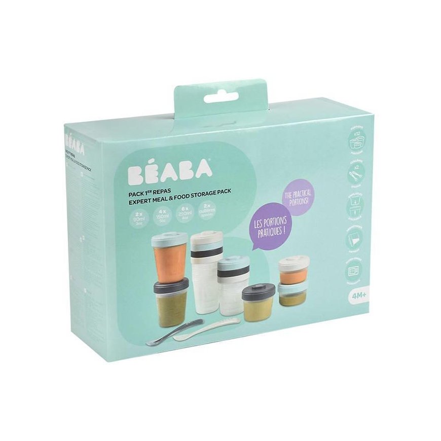 BEABA POWER STARTER KIT, 2x90, 4x150, 6x250, 2 SILICONE PIECES, STORM – 7