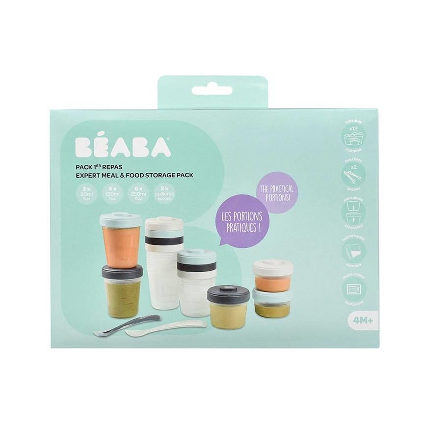 BEABA POWER STARTER KIT, 2x90, 4x150, 6x250, 2 SILICONE PIECES, STORM – 9