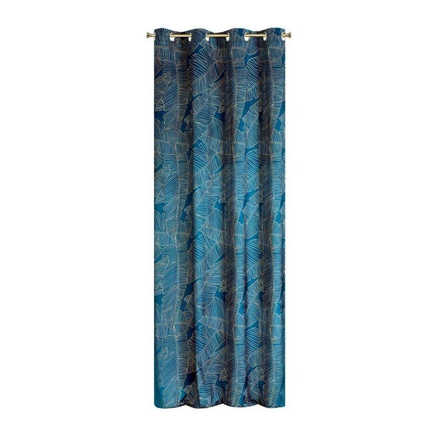 Eurofirany LIMITED COLLECTION MUSA2 Night curtain in soft velvet with plant pattern, 140X250 cm, loo – 2