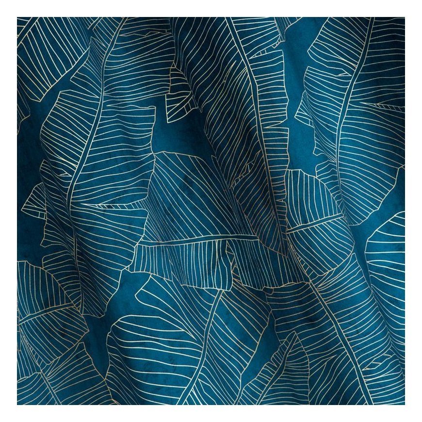Eurofirany LIMITED COLLECTION MUSA2 Naktinė užuolaida iš minkšto aksomo su augalų raštu, 140X250 cm, – 5