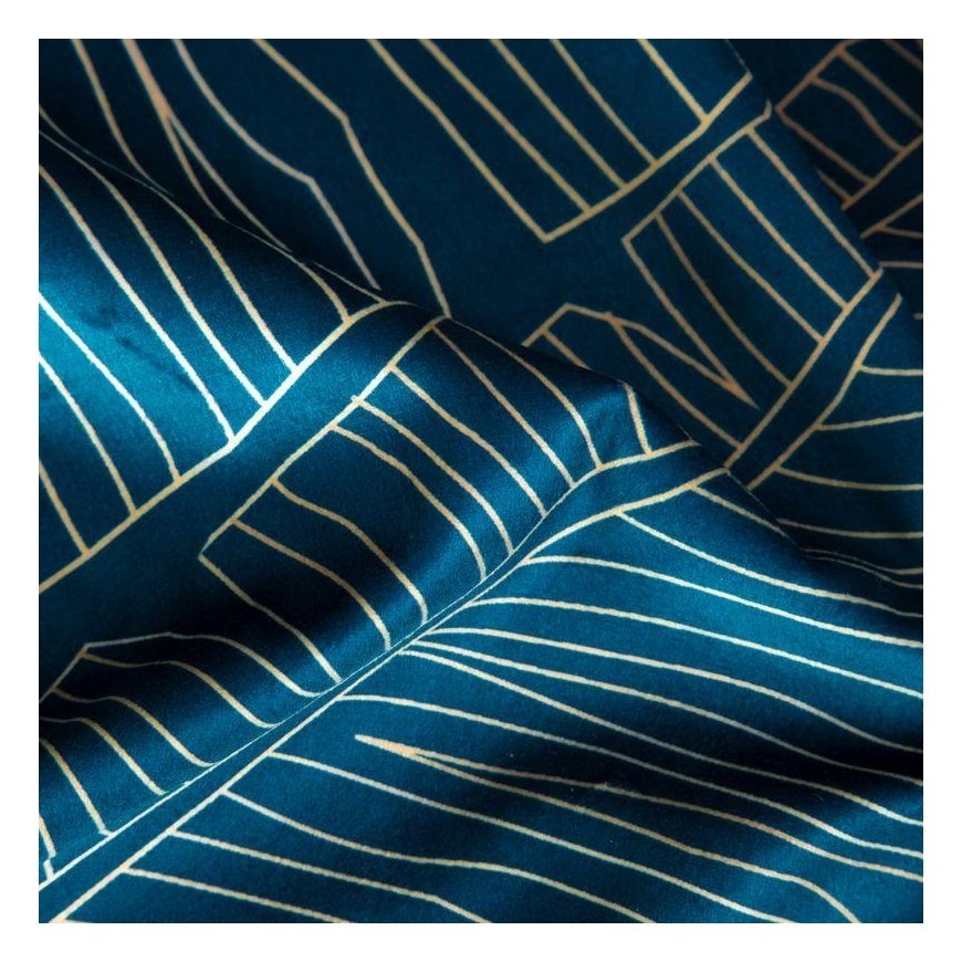 Eurofirany LIMITED COLLECTION MUSA2 Night curtain in soft velvet with plant pattern, 140X250 cm, loo – 8