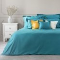 Eurofirany NOVA COLOR POS/NOVAC/TU/PO Cotton duvet cover with satin gloss, 220X200 cm, color: turquo