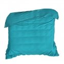 Eurofirany NOVA COLOR POS/NOVAC/TU/PO Cotton duvet cover with satin gloss, 220X200 cm, color: turquo