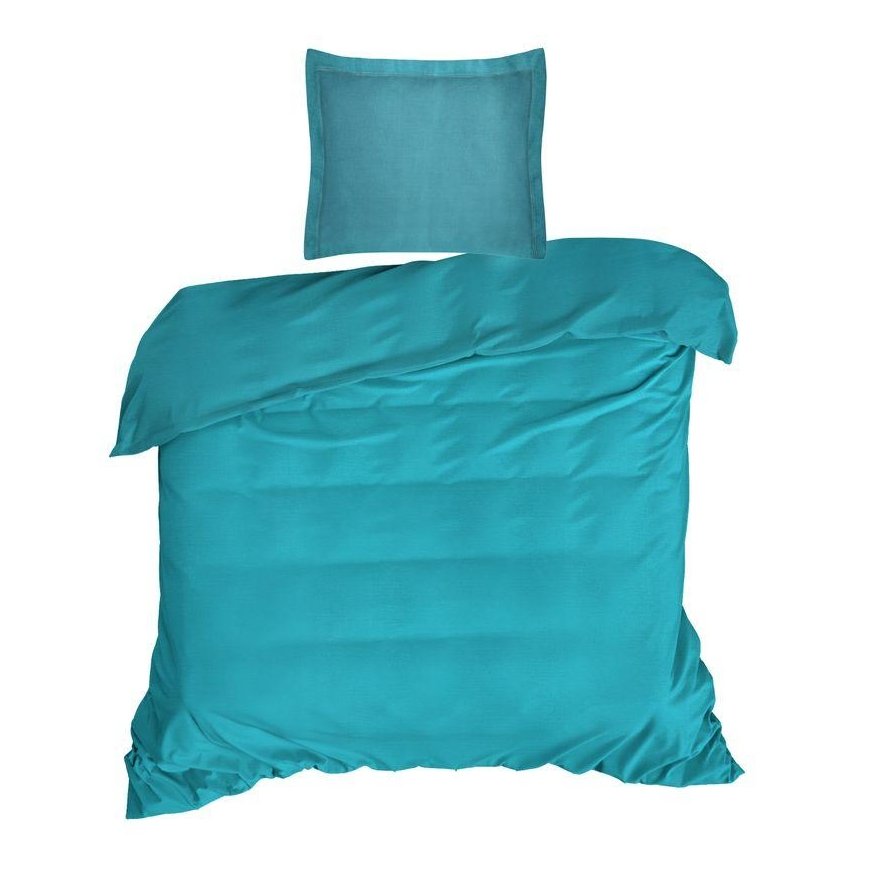 Eurofirany NOVA COLOUR POS/NOVAC/TU/PO Medvilninis antklodės užvalkalas su satino blizgesiu, 220X200 – 6