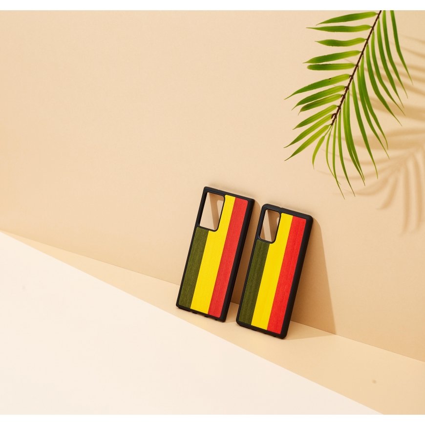 MAN&WOOD case for Galaxy Note 20 Ultra reggae juodas – 5