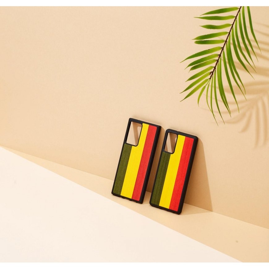 MAN&WOOD case for Galaxy Note 20 Ultra reggae juodas – 9