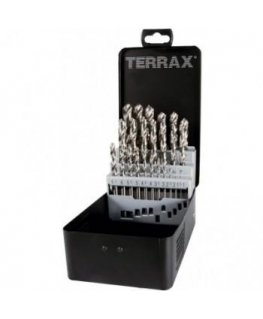 25-piece drill set RUKO Terrax HSS