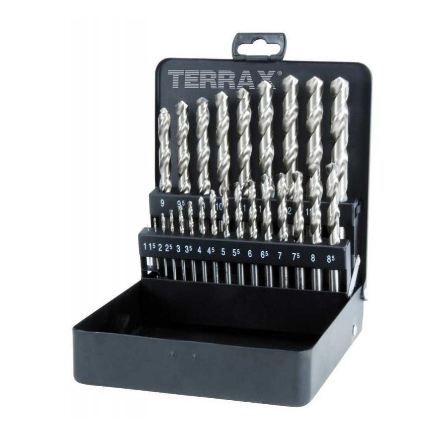 25-piece drill set RUKO Terrax HSS – 3