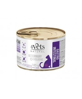4VETS Natural Gastro Intestinal Cat - wet cat food - 185 g
