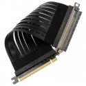 Akasa RISER BLACK X2, Premium PCIe 3.0 x 16 Riser cable,20CM 180° PCIe 3.0 x16 Female 180° PCIe 3.0 
