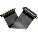 Akasa RISER BLACK X2, Premium PCIe 3.0 x 16 Riser cable,20CM 180° PCIe 3.0 x16 Female 180° PCIe 3.0 