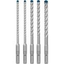 Bosch SDS plus-7X gražtu komp Robust Line 6/6/8/8/10 mm Bosch SDS plus-7X gražtu komp Robust Line 6/6/8/8/10 mm