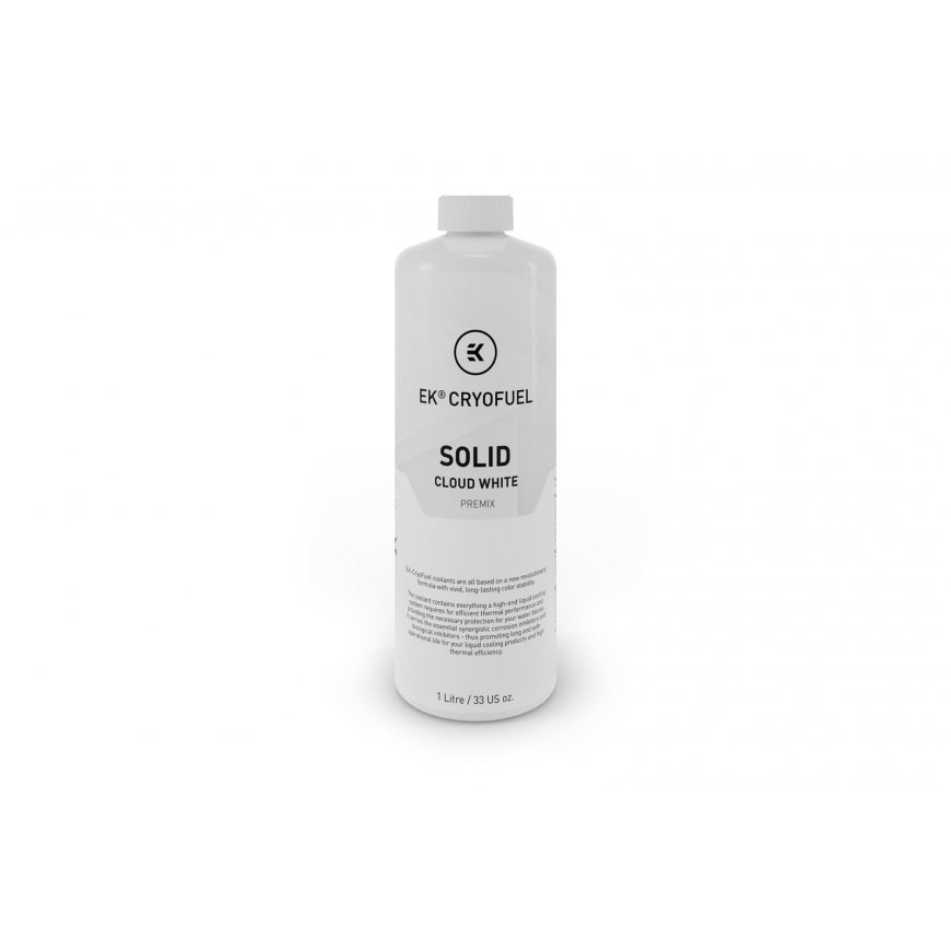 Ek Water Blocks Ek Water Blocks EK Water Blocks EK-CryoFuel Solid Premix, Cloud White - 1000ml