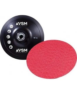 Plate with hook pad Ø125mm M14 VSM ZKL