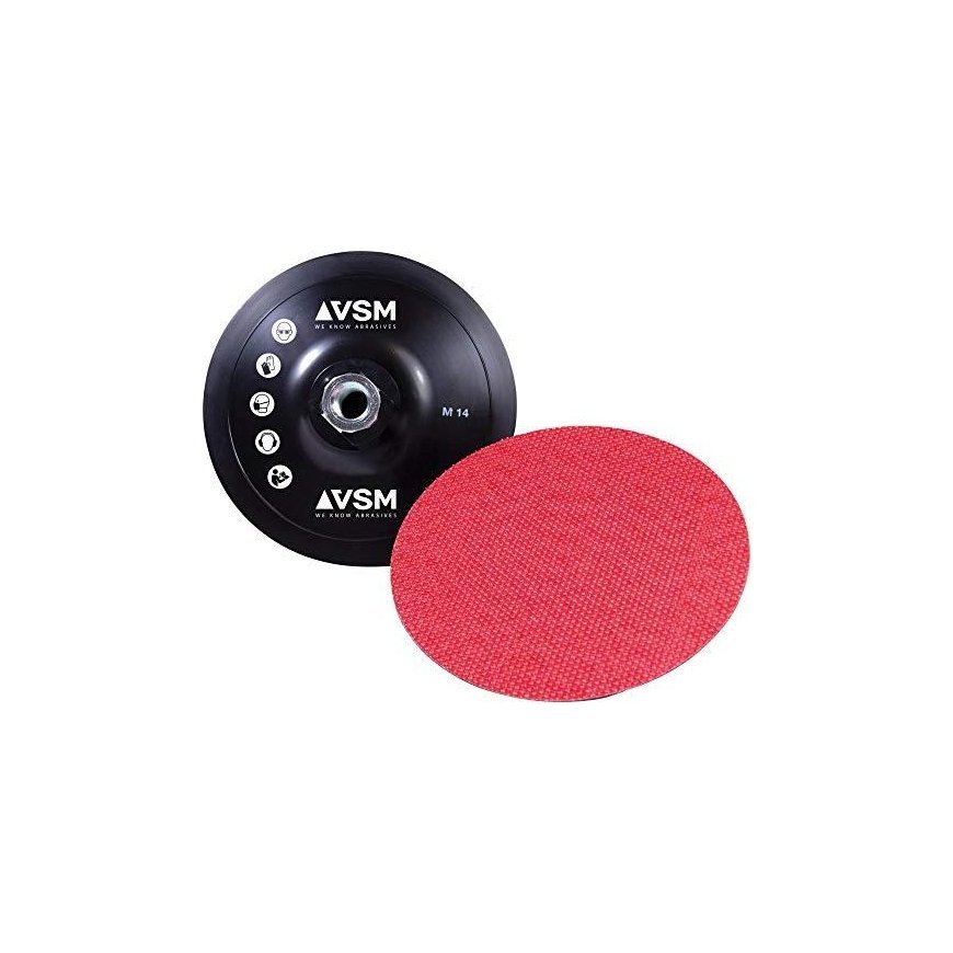 Plate with hook pad Ø125mm M14 VSM ZKL – 2