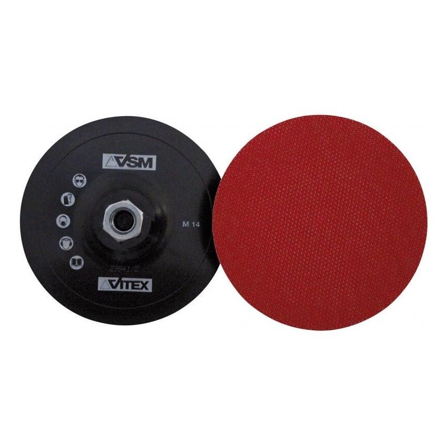 Plate with hook pad Ø125mm M14 VSM ZKL – 7