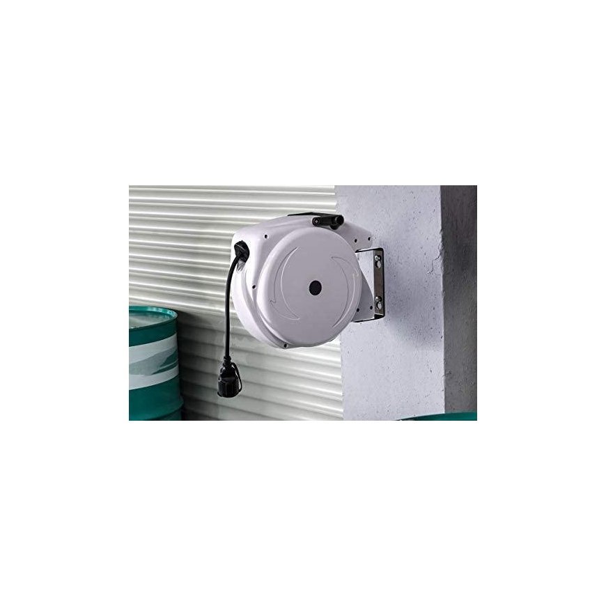 Retractable extension cord AS-SCHWABE IP44 EasyToGo 10m – 2