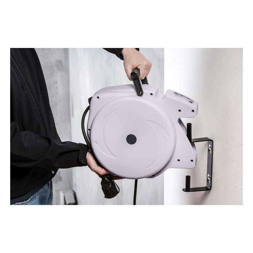 Retractable extension cord AS-SCHWABE IP44 EasyToGo 10m – 4
