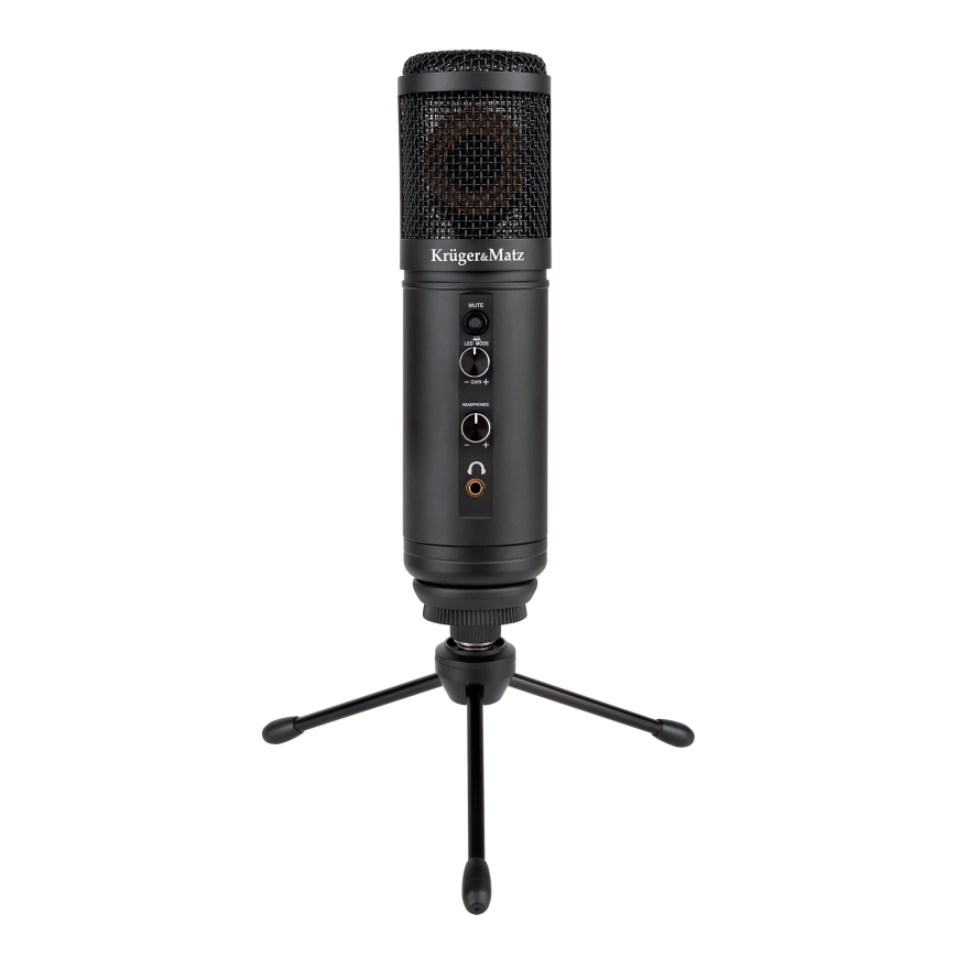 Kruger&Matz USB žaidimų / vlogų mikrofonas Kruger & Matz Warrior GV-100 – 2