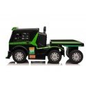 Lean Cars One-seater electric car with trailer Mercedes-Benz Axor XMX622, green