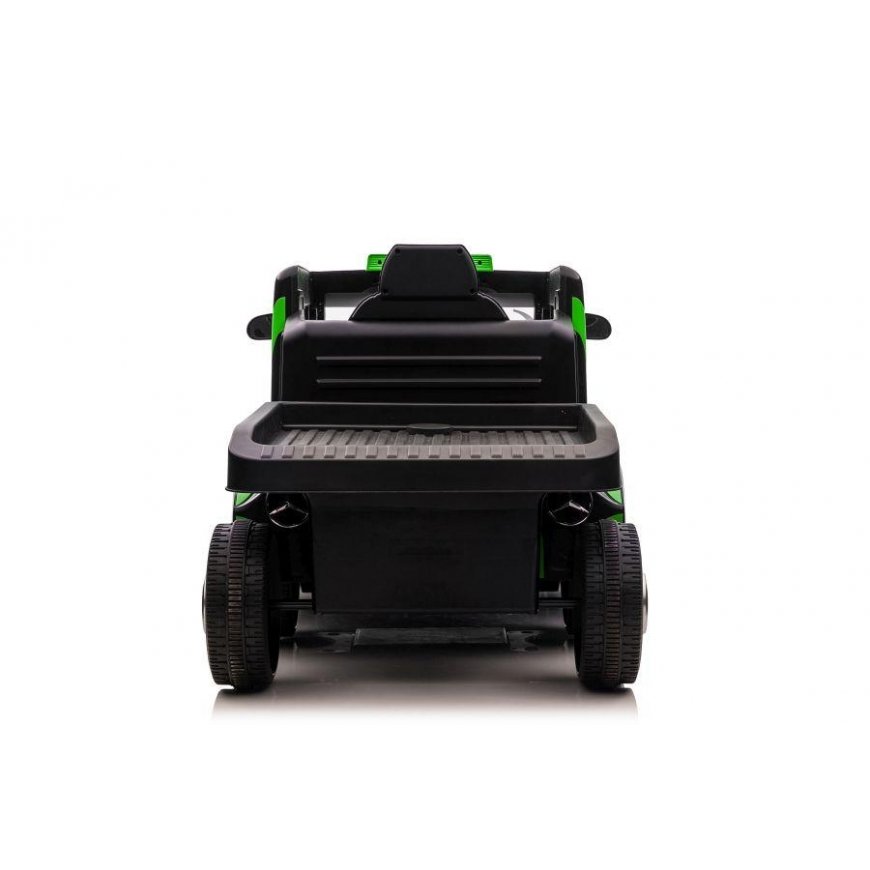Lean Cars One-seater electric car with trailer Mercedes-Benz Axor XMX622, green – 4