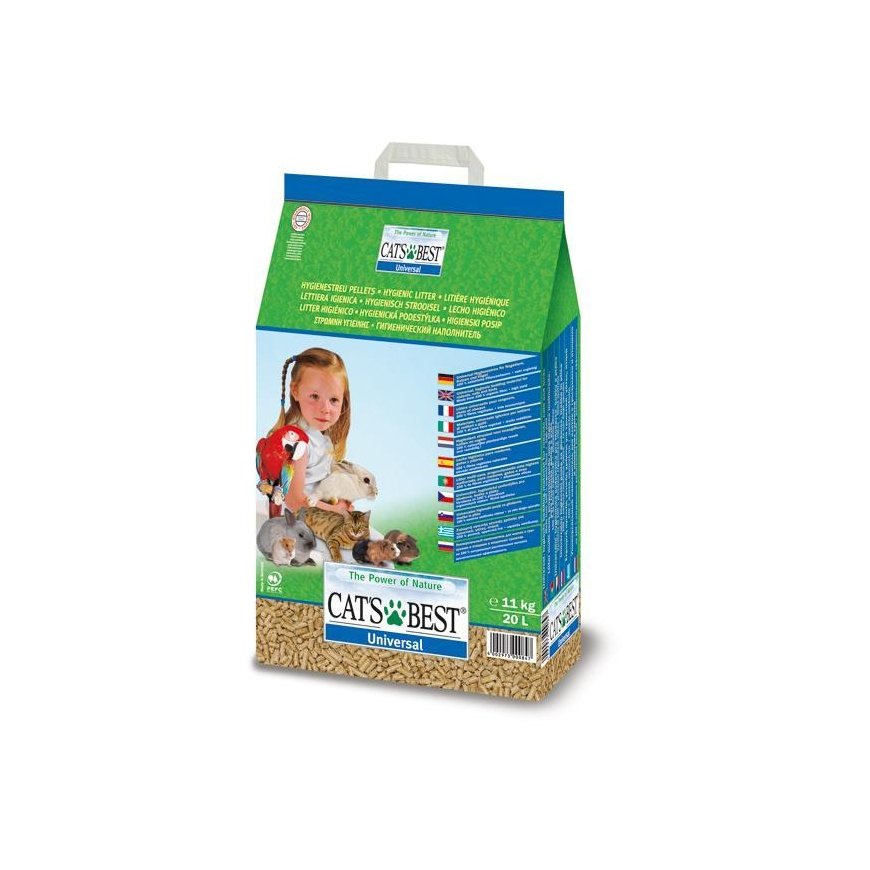 Cat's Best Universal granulated natural universal sawdust litter 20L – 2